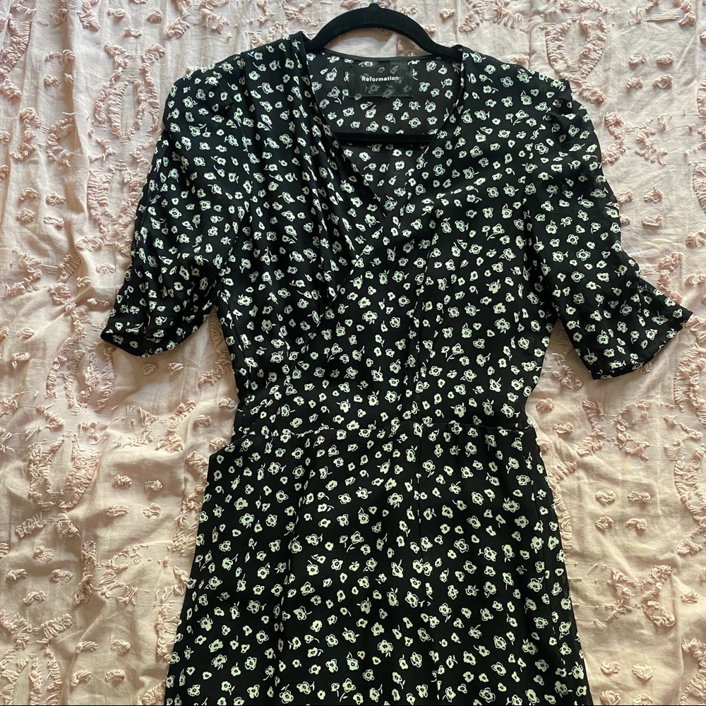 Reformation maxi wrap dress!